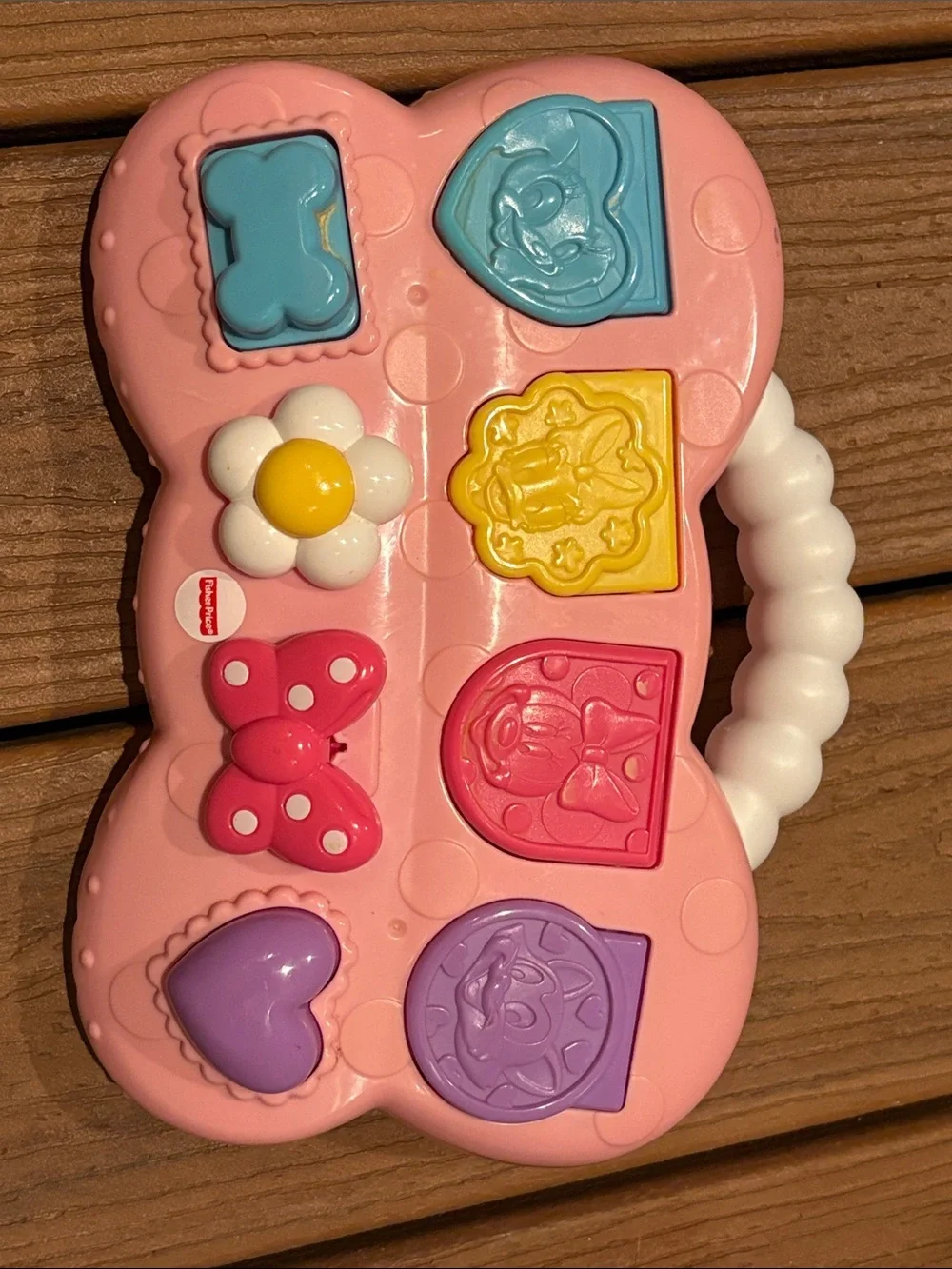Fisher-Price Pink Character Pop-Up Playset with Blue, Yellow & Purple Accents